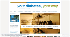 Desktop Screenshot of mydiabeteshome.wordpress.com