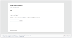 Desktop Screenshot of divergenttwaddl33.wordpress.com