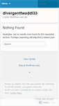 Mobile Screenshot of divergenttwaddl33.wordpress.com