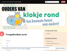 Tablet Screenshot of oudersvanklokjerond.wordpress.com