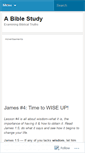 Mobile Screenshot of abiblestudy.wordpress.com