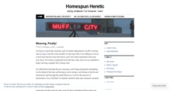 Desktop Screenshot of homespunheretic.wordpress.com