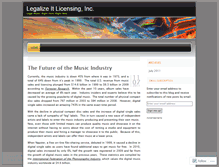 Tablet Screenshot of legalizeitlicensing.wordpress.com