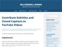 Tablet Screenshot of billcreswell.wordpress.com