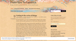 Desktop Screenshot of fibro2fabulous.wordpress.com