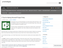 Tablet Screenshot of pmstrategies.wordpress.com