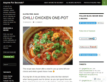 Tablet Screenshot of anyoneforseconds.wordpress.com