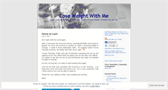 Desktop Screenshot of loseweightwithme.wordpress.com