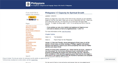 Desktop Screenshot of jimoliverteachesphilippians.wordpress.com