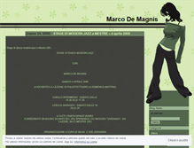 Tablet Screenshot of marcodemagnis.wordpress.com