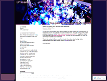 Tablet Screenshot of lvscene.wordpress.com
