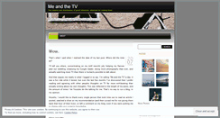 Desktop Screenshot of meandthetv.wordpress.com