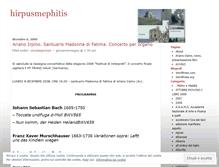 Tablet Screenshot of hirpusmephitis.wordpress.com