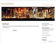 Tablet Screenshot of christwitch.wordpress.com