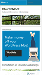 Mobile Screenshot of churchmoot.wordpress.com