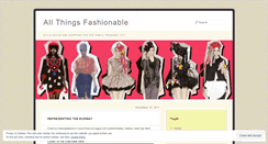 Desktop Screenshot of iowacityfashion.wordpress.com