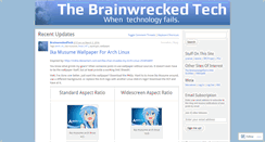 Desktop Screenshot of brainwreckedtech.wordpress.com