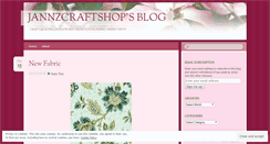 Desktop Screenshot of jannzcraftshop.wordpress.com