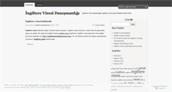 Desktop Screenshot of ingilterevizesii1.wordpress.com