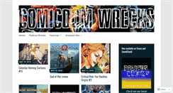 Desktop Screenshot of comicdomwrecks.wordpress.com