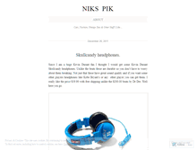 Tablet Screenshot of nikspik.wordpress.com