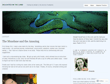 Tablet Screenshot of delightedinthelord.wordpress.com