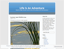 Tablet Screenshot of lifeisanadventure.wordpress.com