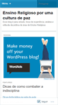 Mobile Screenshot of cenfopensinoreligioso.wordpress.com