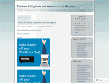 Tablet Screenshot of cenfopensinoreligioso.wordpress.com