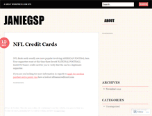 Tablet Screenshot of janiegsp.wordpress.com