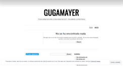 Desktop Screenshot of gugamayer.wordpress.com