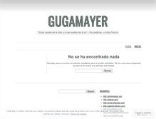 Tablet Screenshot of gugamayer.wordpress.com