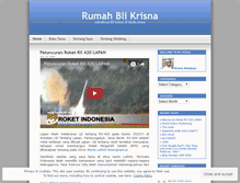 Tablet Screenshot of krisnaarimjaya.wordpress.com