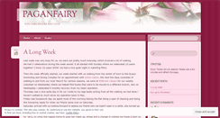 Desktop Screenshot of paganfairy.wordpress.com