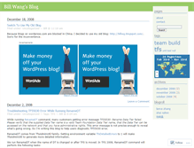 Tablet Screenshot of billwg.wordpress.com