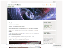 Tablet Screenshot of mismeret.wordpress.com