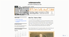 Desktop Screenshot of colemanrocks.wordpress.com