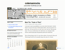Tablet Screenshot of colemanrocks.wordpress.com