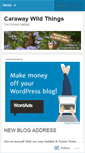 Mobile Screenshot of carawaywildthings.wordpress.com