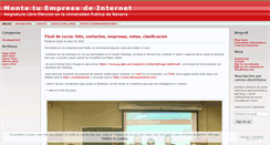 Desktop Screenshot of montatuempresadeinternetupna.wordpress.com