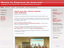Tablet Screenshot of montatuempresadeinternetupna.wordpress.com