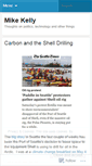 Mobile Screenshot of michaeljosephkelly.wordpress.com