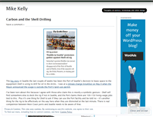Tablet Screenshot of michaeljosephkelly.wordpress.com