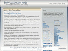Tablet Screenshot of infolowongan2.wordpress.com