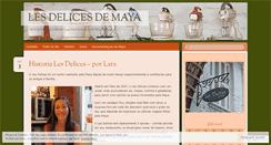 Desktop Screenshot of lesdelicesdemaya.wordpress.com