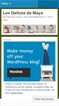 Mobile Screenshot of lesdelicesdemaya.wordpress.com