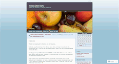 Desktop Screenshot of detoxdietdiary.wordpress.com