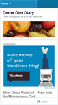 Mobile Screenshot of detoxdietdiary.wordpress.com