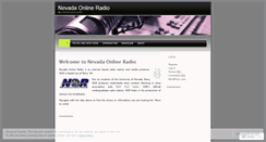Desktop Screenshot of nevadaonlineradio.wordpress.com
