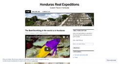 Desktop Screenshot of hondurasrealexpeditions.wordpress.com